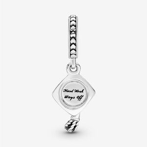 Authentic Pandora Silver Graduation Cap Dangle Charm